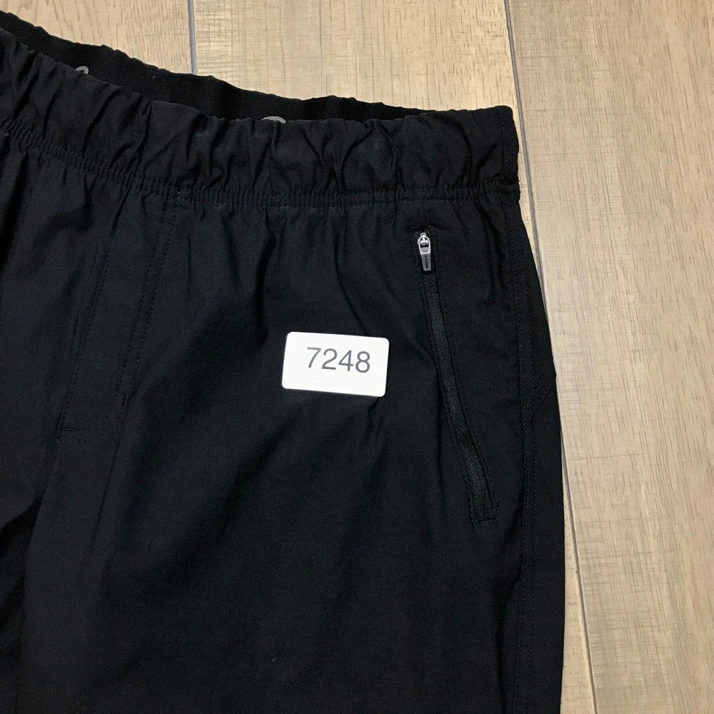 Eddie Bauer Joggers Pants Womens Size 16 Black Pull On Hiking Performance Nylon‎